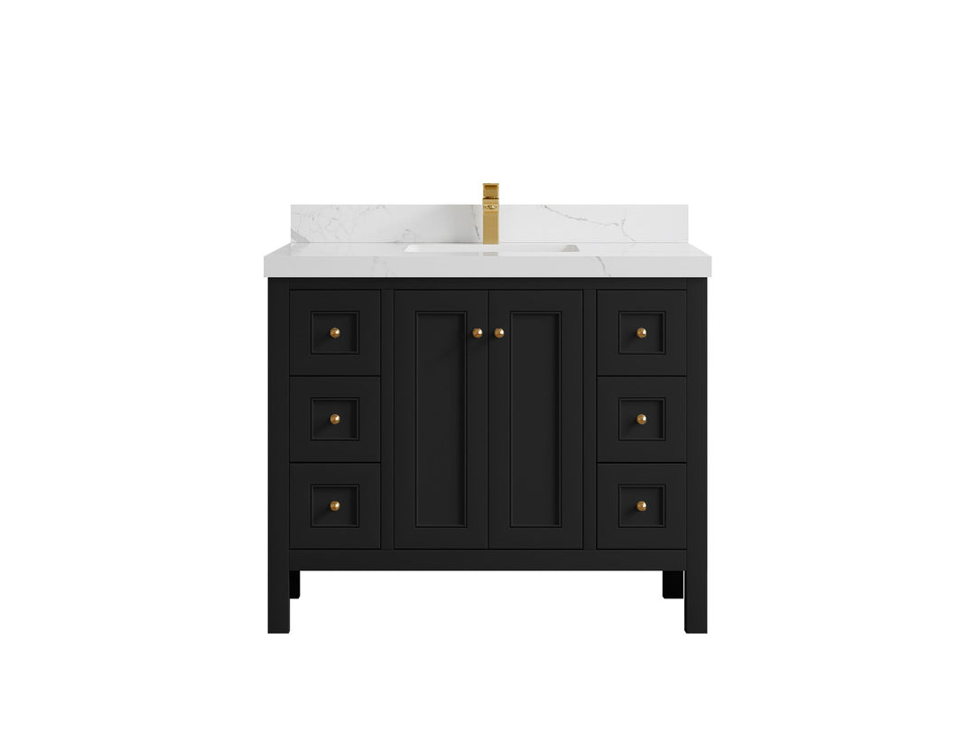 Nashville 42 in. W x 22 in. D Single Sink Bathroom Vanity - Willow Bath and Vanity