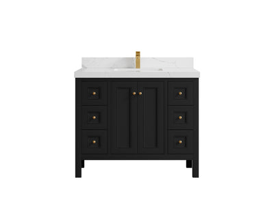 Nashville 42 in. W x 22 in. D Single Sink Bathroom Vanity - Willow Bath and Vanity