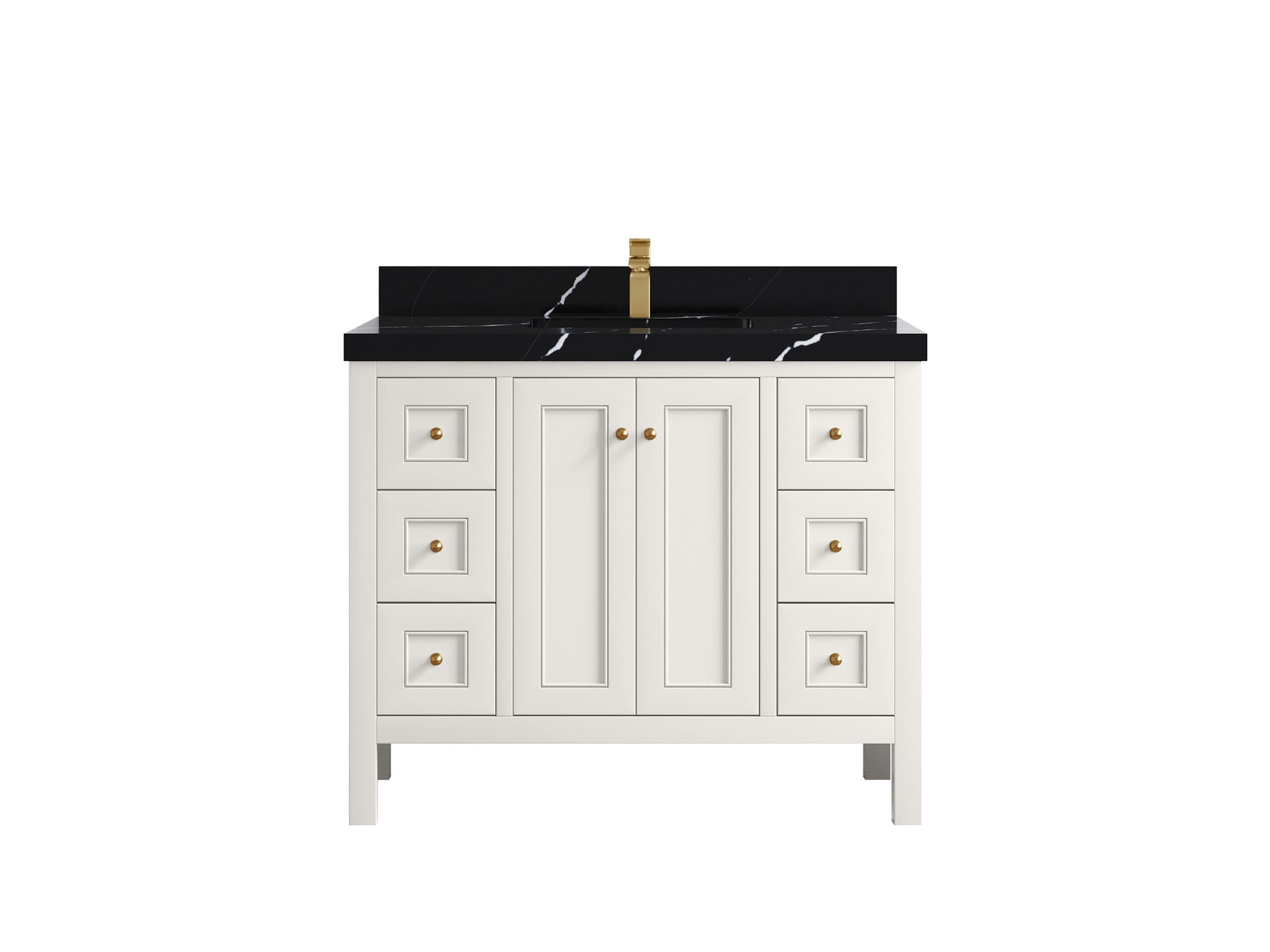 Nashville 42 in. W x 22 in. D Single Sink Bathroom Vanity - Willow Bath and Vanity