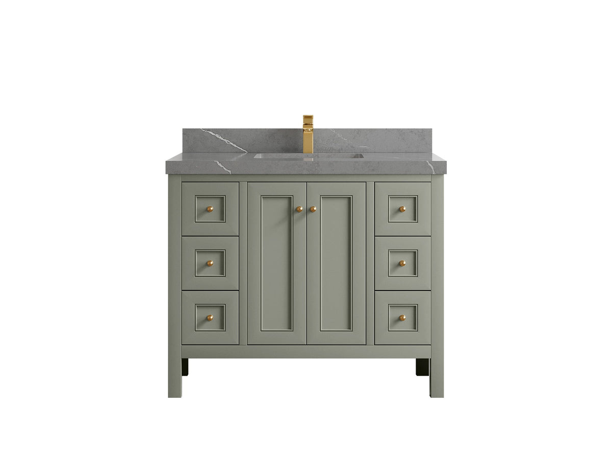 Nashville 42 in. W x 22 in. D Single Sink Bathroom Vanity - Willow Bath and Vanity