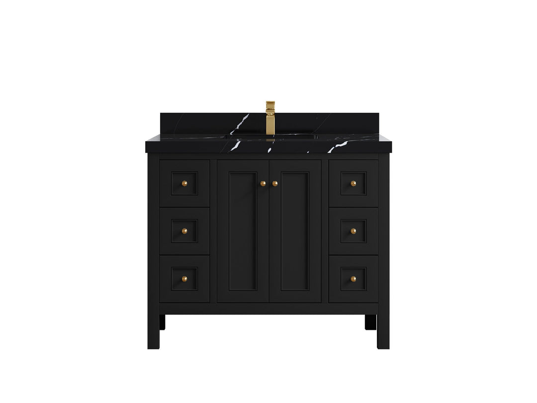 Nashville 42 in. W x 22 in. D Single Sink Bathroom Vanity - Willow Bath and Vanity