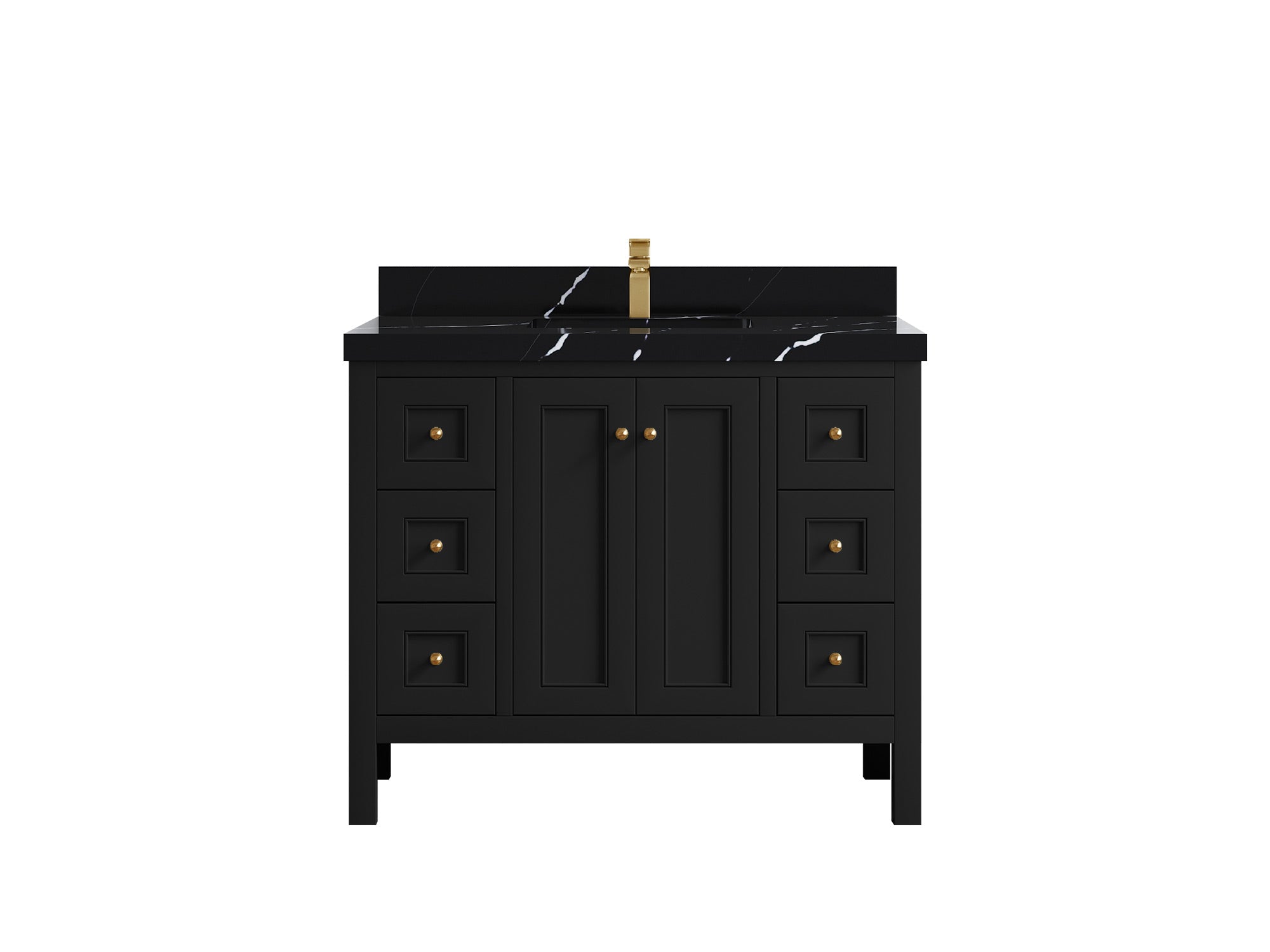 Nashville 42 in. W x 22 in. D Single Sink Bathroom Vanity - Willow Bath and Vanity