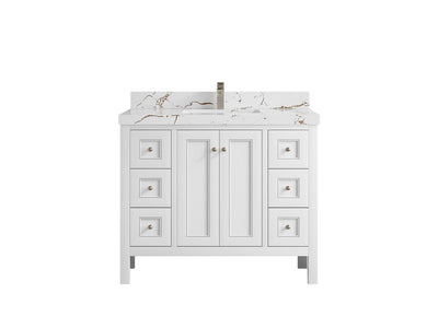 Nashville 42 in. W x 22 in. D Single Sink Bathroom Vanity - Willow Bath and Vanity