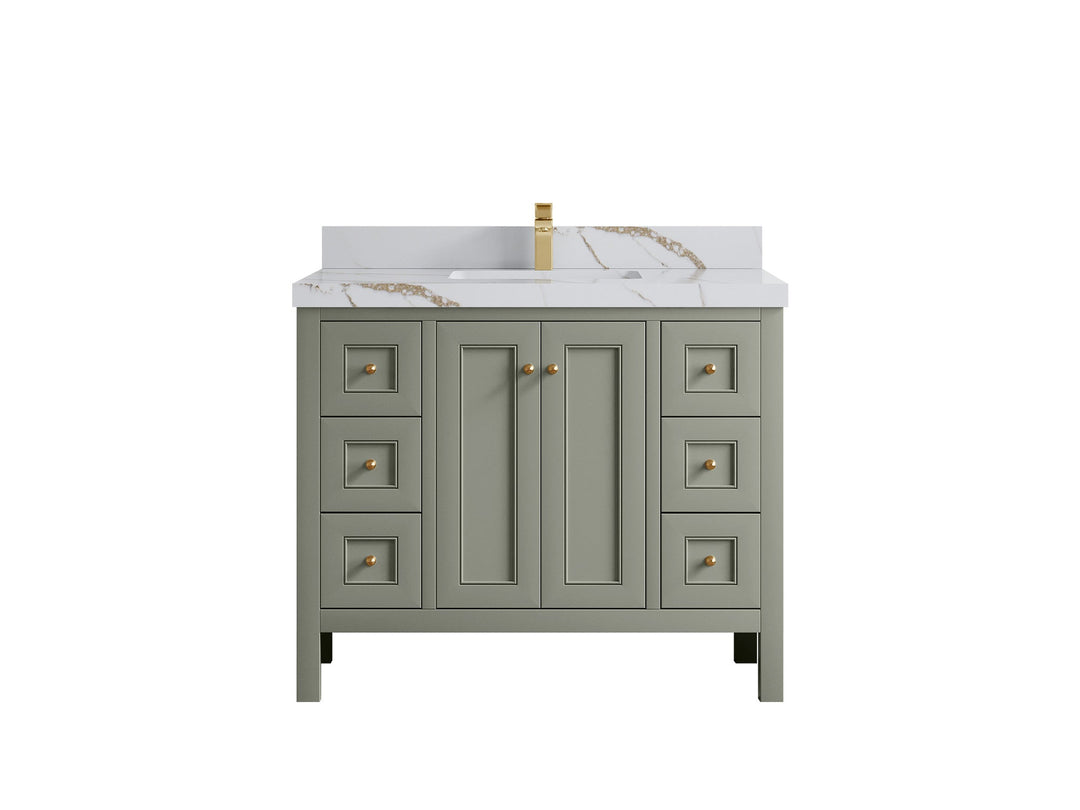 Nashville 42 in. W x 22 in. D Single Sink Bathroom Vanity - Willow Bath and Vanity