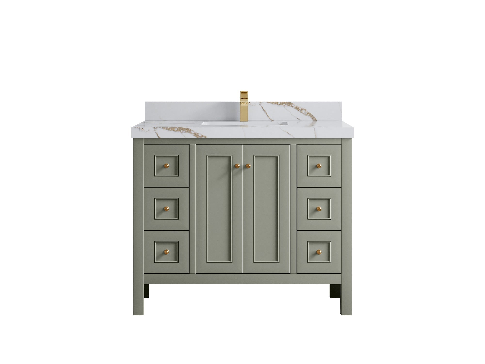 Nashville 42 in. W x 22 in. D Single Sink Bathroom Vanity - Willow Bath and Vanity