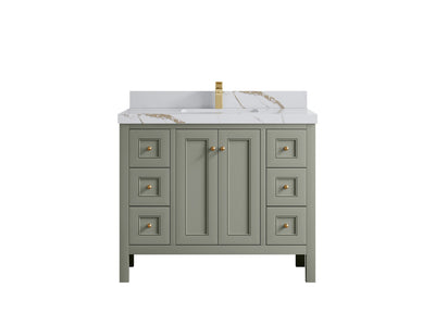 Nashville 42 in. W x 22 in. D Single Sink Bathroom Vanity - Willow Bath and Vanity