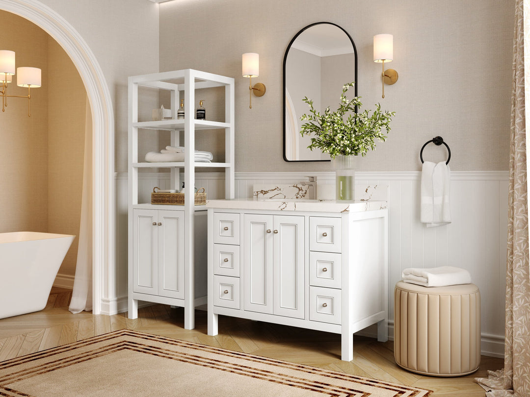 Nashville 42 in. W x 22 in. D Single Sink Bathroom Vanity - Willow Bath and Vanity