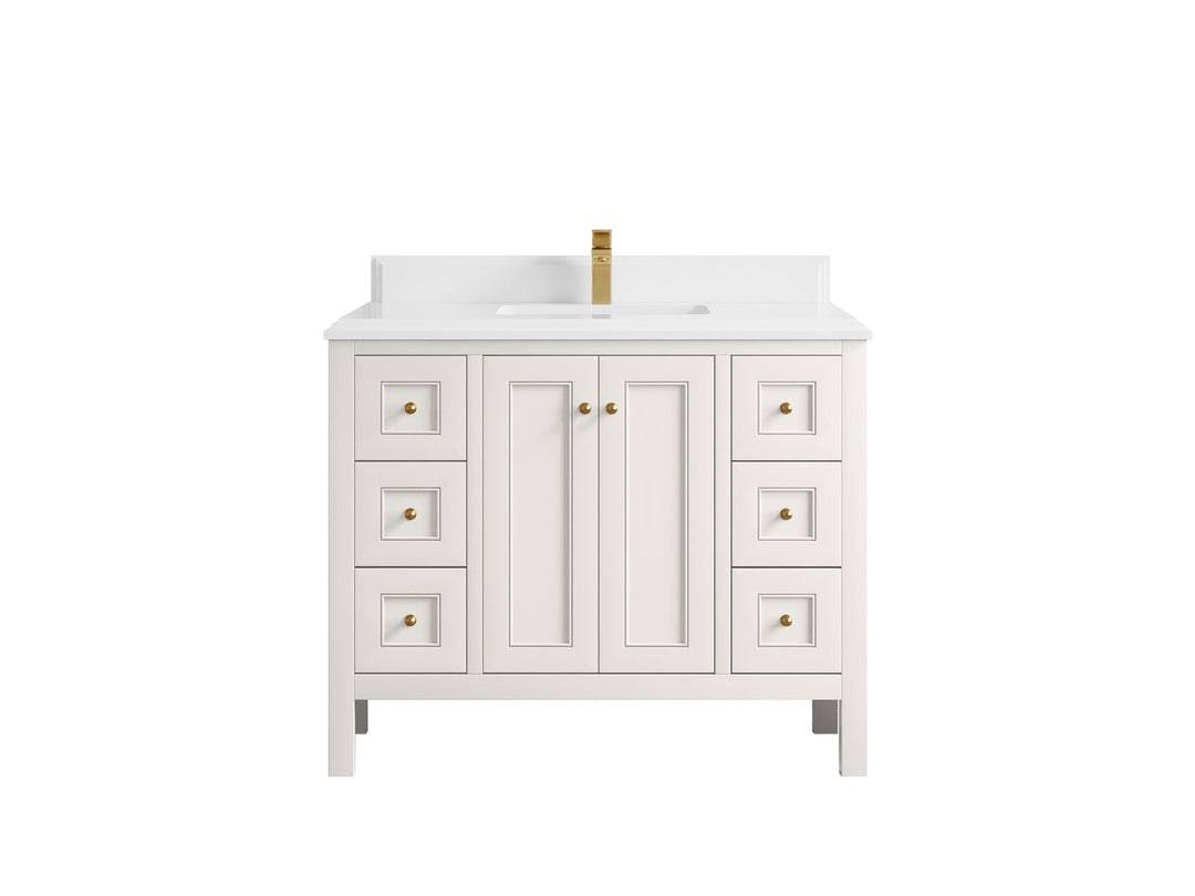 Nashville 42 in. W x 22 in. D Single Sink Bathroom Vanity - Willow Bath and Vanity