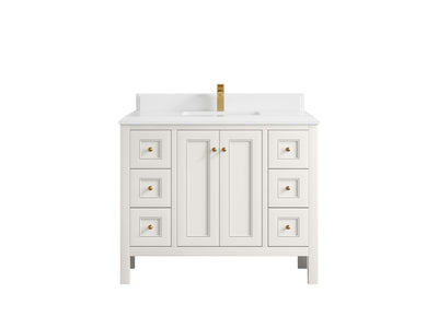 Nashville 42 in. W x 22 in. D Single Sink Bathroom Vanity - Willow Bath and Vanity