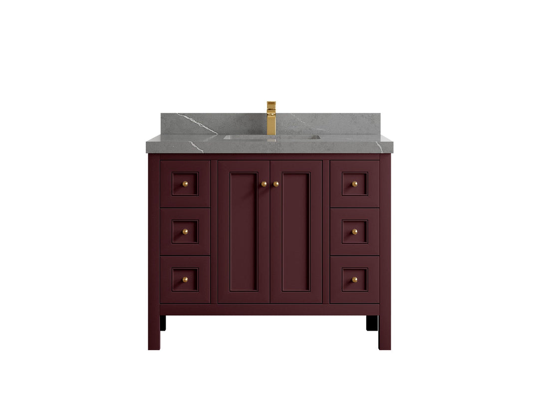 Nashville 42 in. W x 22 in. D Single Sink Bathroom Vanity - Willow Bath and Vanity