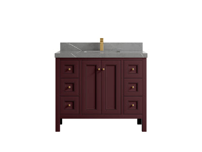 Nashville 42 in. W x 22 in. D Single Sink Bathroom Vanity - Willow Bath and Vanity