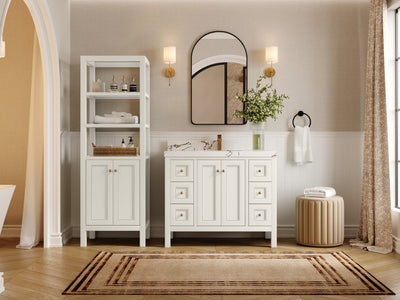Nashville 42 in. W x 22 in. D Single Sink Bathroom Vanity - Willow Bath and Vanity