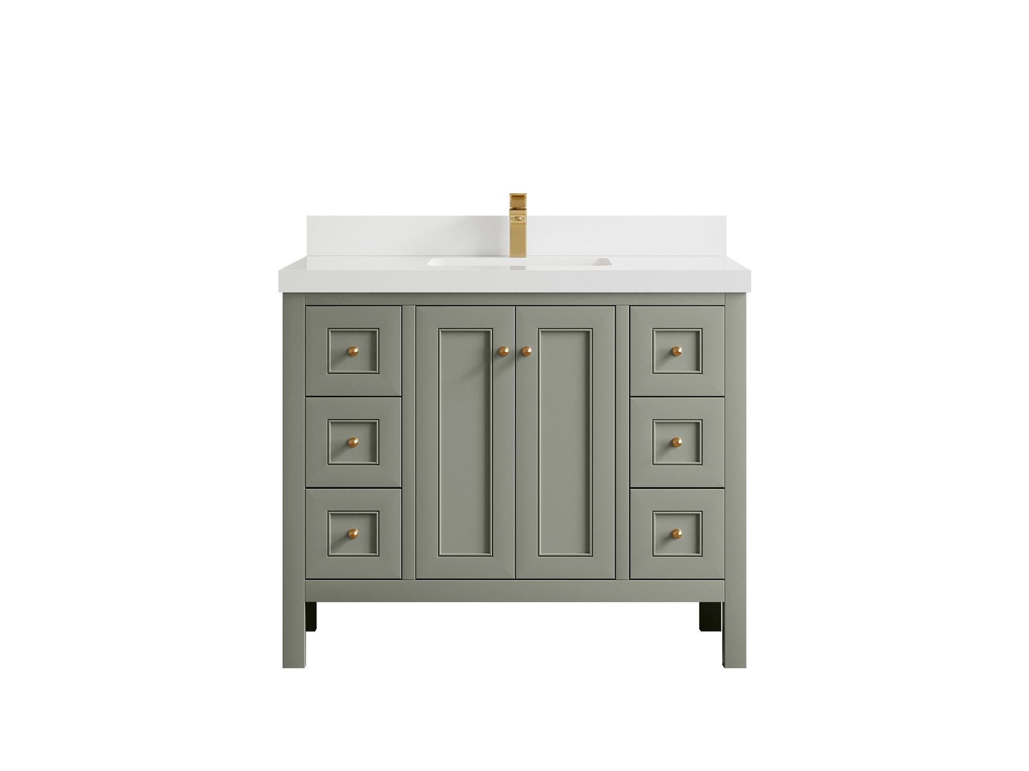 Nashville 42 in. W x 22 in. D Single Sink Bathroom Vanity - Willow Bath and Vanity