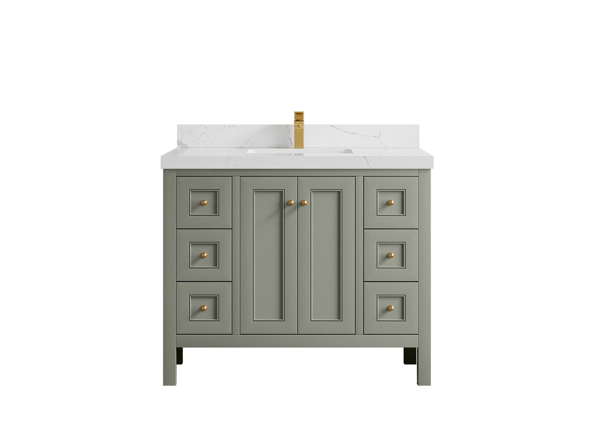 Nashville 42 in. W x 22 in. D Single Sink Bathroom Vanity - Willow Bath and Vanity
