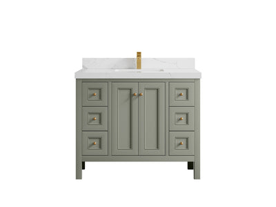 Nashville 42 in. W x 22 in. D Single Sink Bathroom Vanity - Willow Bath and Vanity