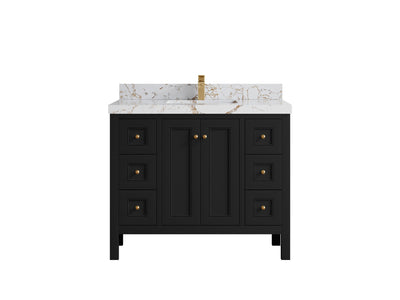 Nashville 42 in. W x 22 in. D Single Sink Bathroom Vanity - Willow Bath and Vanity