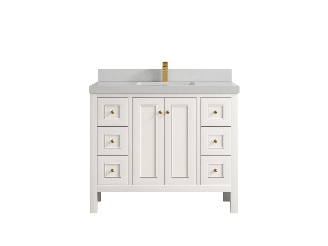 Nashville 42 in. W x 22 in. D Single Sink Bathroom Vanity - Willow Bath and Vanity