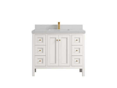 Nashville 42 in. W x 22 in. D Single Sink Bathroom Vanity - Willow Bath and Vanity