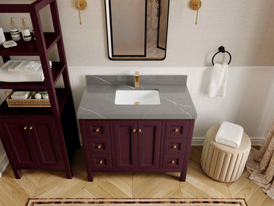 Nashville 42 in. W x 22 in. D Single Sink Bathroom Vanity - Willow Bath and Vanity