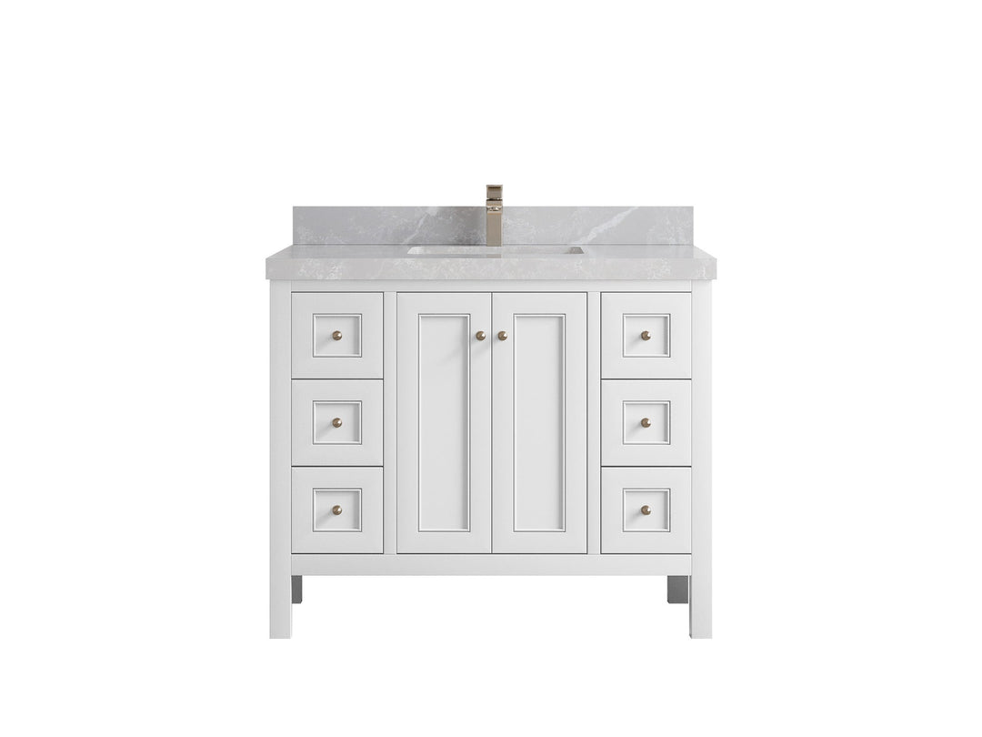 Nashville 42 in. W x 22 in. D Single Sink Bathroom Vanity - Willow Bath and Vanity