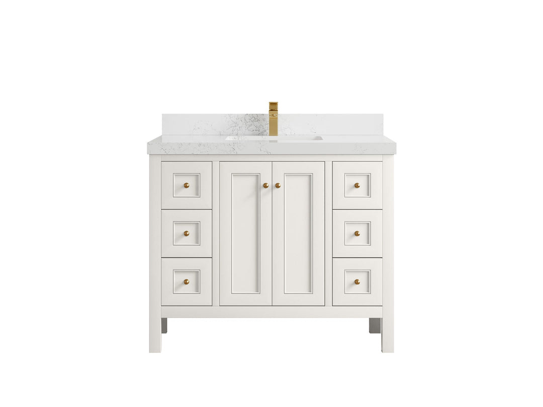 Nashville 42 in. W x 22 in. D Single Sink Bathroom Vanity - Willow Bath and Vanity