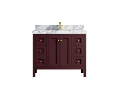 Nashville 42 in. W x 22 in. D Single Sink Bathroom Vanity - Willow Bath and Vanity