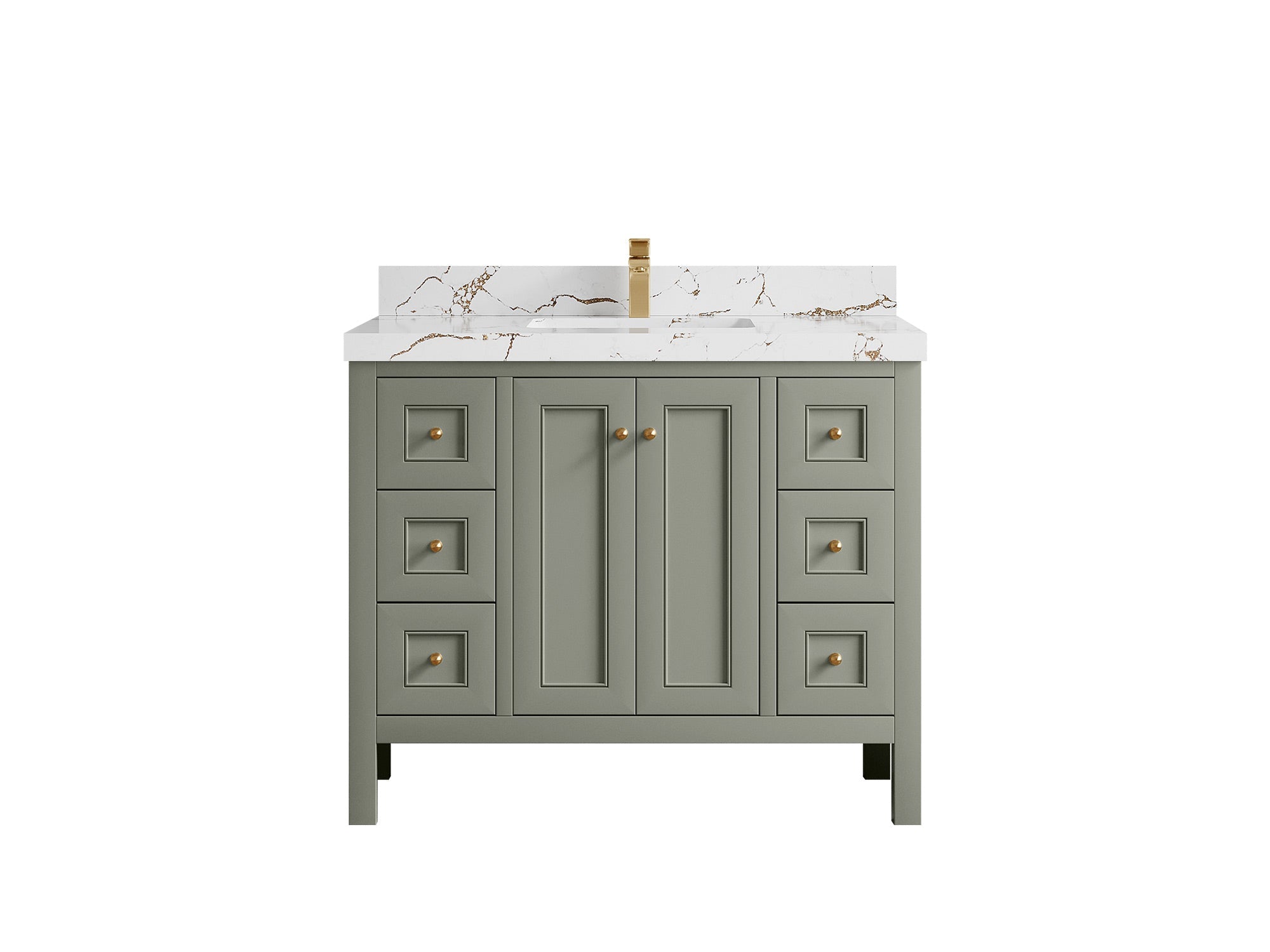 Nashville 42 in. W x 22 in. D Single Sink Bathroom Vanity - Willow Bath and Vanity