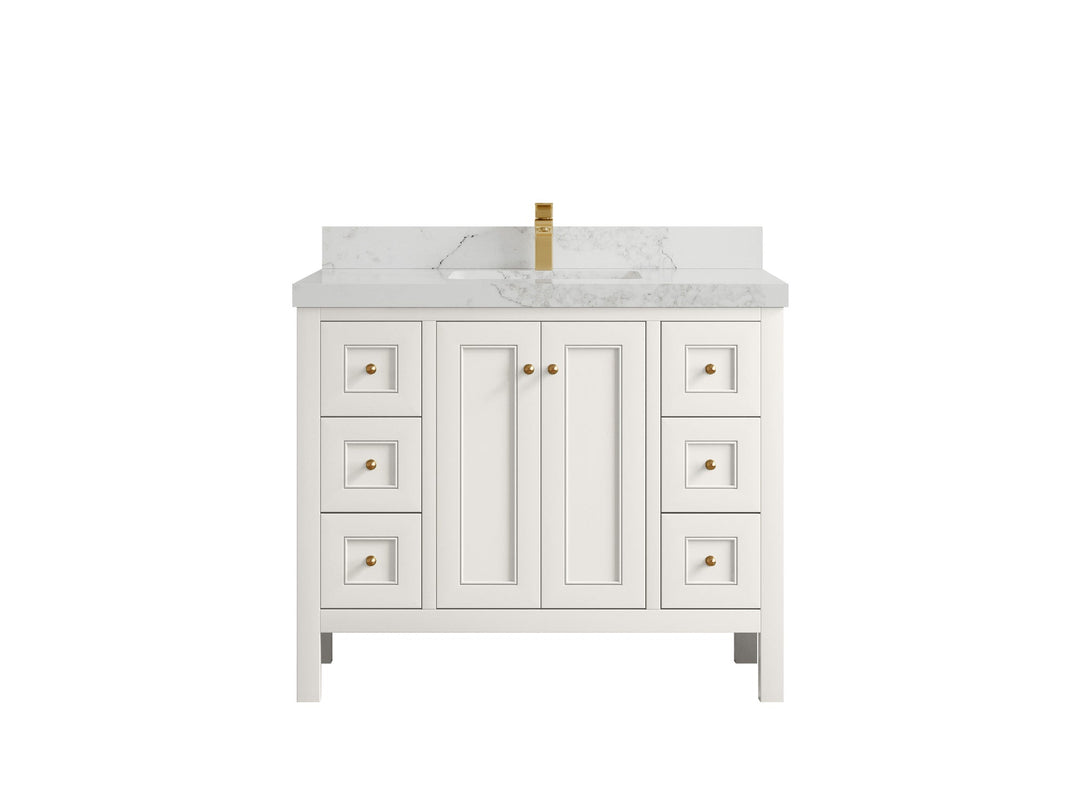 Nashville 42 in. W x 22 in. D Single Sink Bathroom Vanity - Willow Bath and Vanity