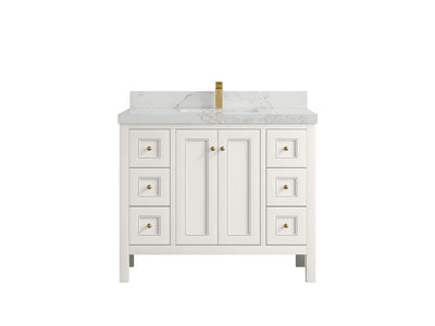 Nashville 42 in. W x 22 in. D Single Sink Bathroom Vanity - Willow Bath and Vanity