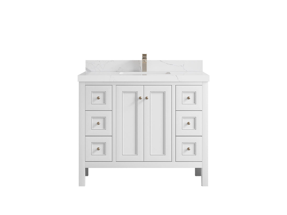 Nashville 42 in. W x 22 in. D Single Sink Bathroom Vanity - Willow Bath and Vanity