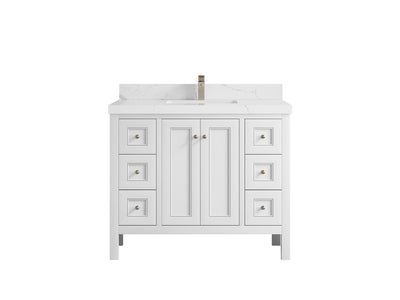 Nashville 42 in. W x 22 in. D Single Sink Bathroom Vanity - Willow Bath and Vanity