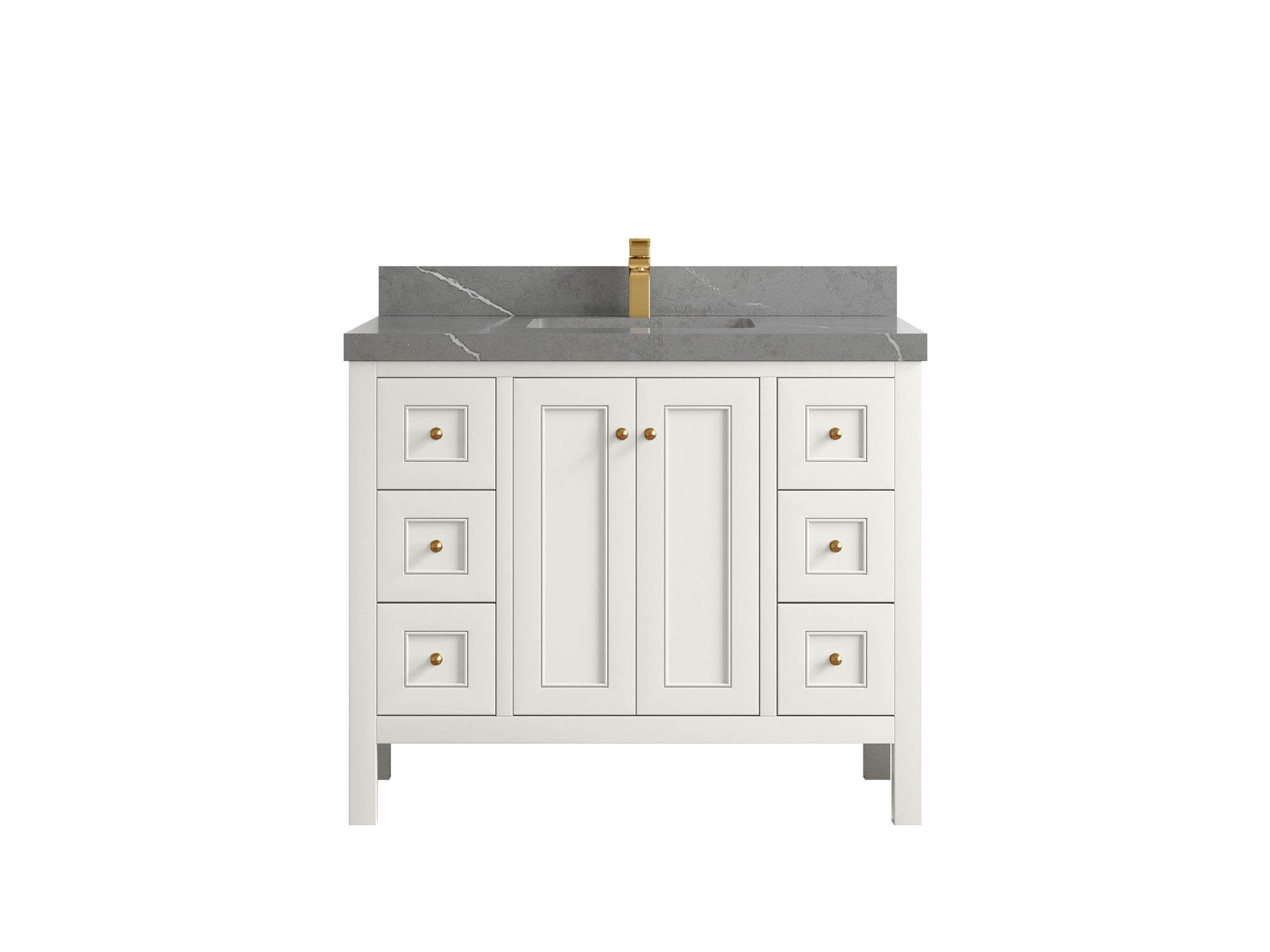 Nashville 42 in. W x 22 in. D Single Sink Bathroom Vanity - Willow Bath and Vanity