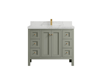 Nashville 42 in. W x 22 in. D Single Sink Bathroom Vanity - Willow Bath and Vanity