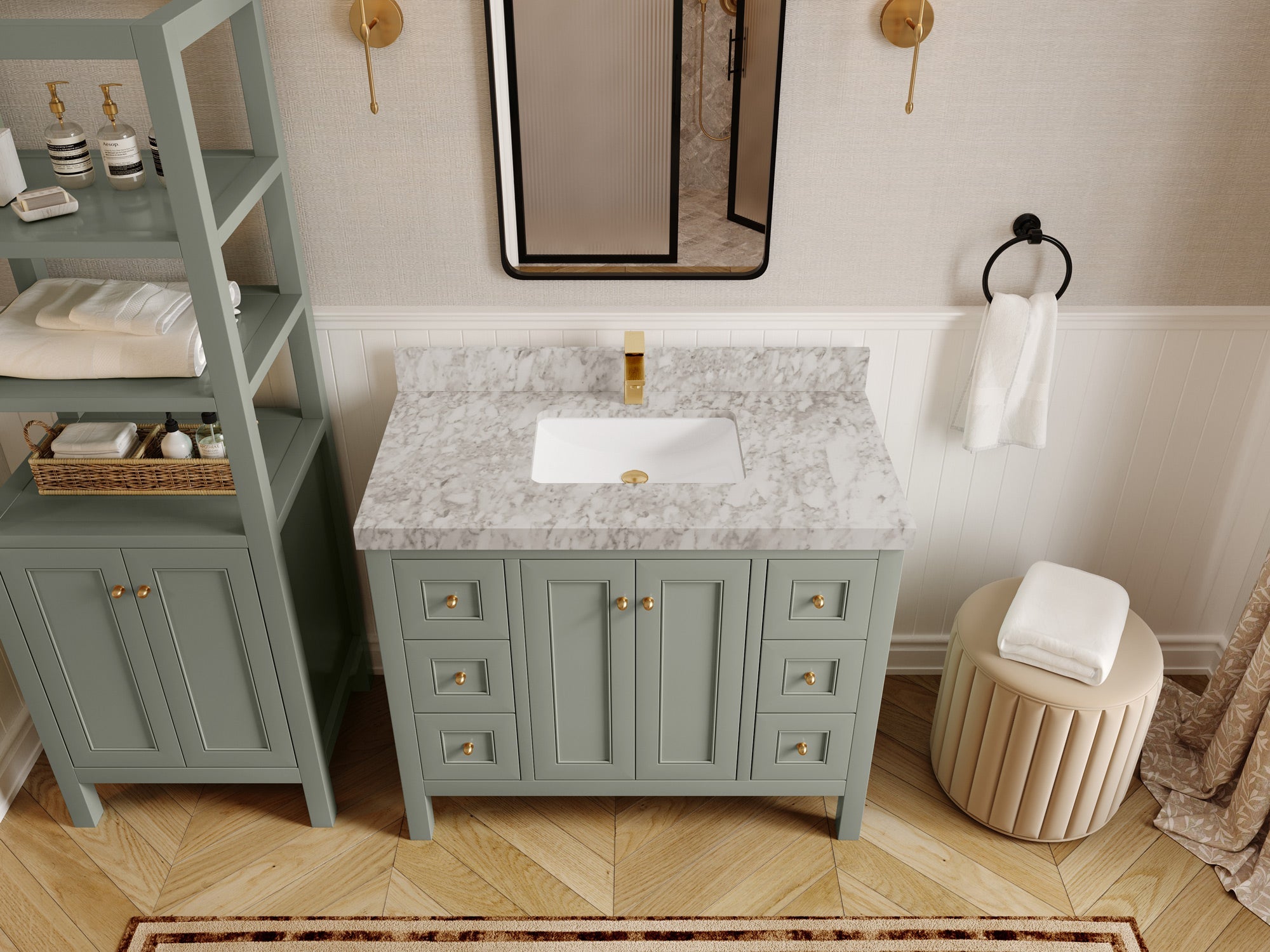 Nashville 42 in. W x 22 in. D Single Sink Bathroom Vanity - Willow Bath and Vanity