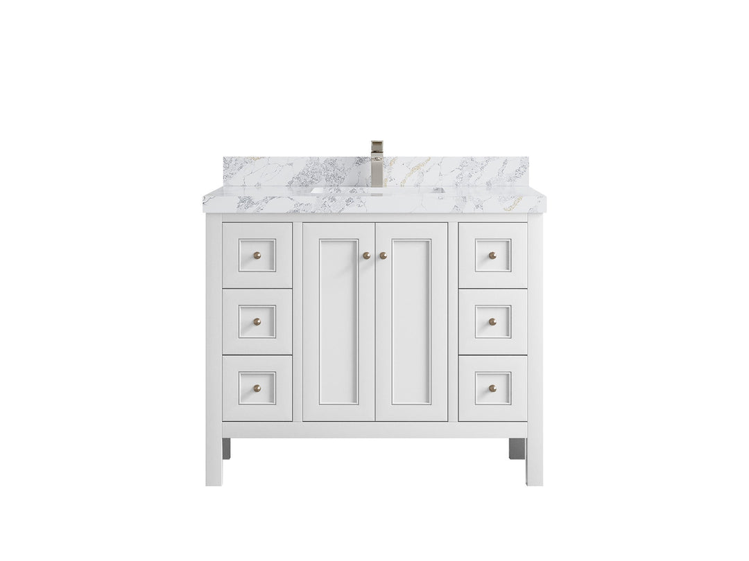Nashville 42 in. W x 22 in. D Single Sink Bathroom Vanity - Willow Bath and Vanity