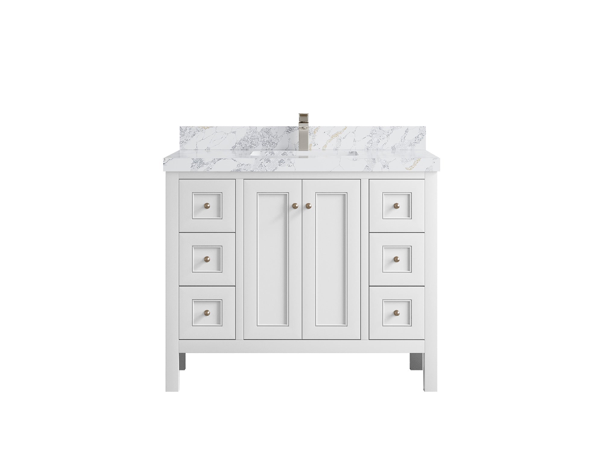 Nashville 42 in. W x 22 in. D Single Sink Bathroom Vanity - Willow Bath and Vanity