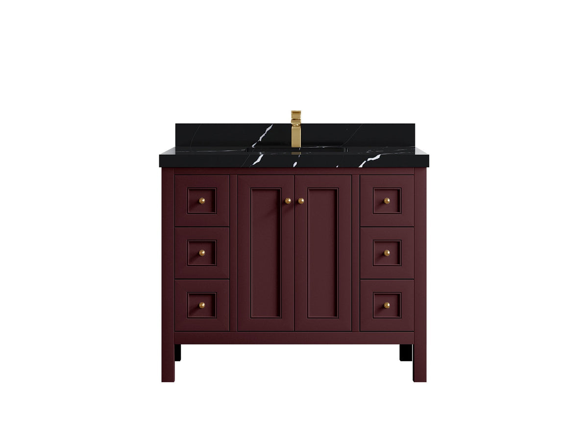 Nashville 42 in. W x 22 in. D Single Sink Bathroom Vanity - Willow Bath and Vanity