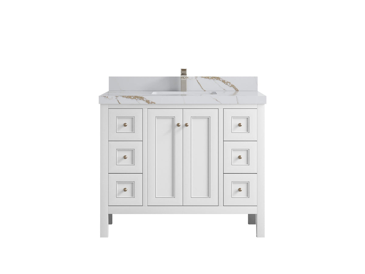 Nashville 42 in. W x 22 in. D Single Sink Bathroom Vanity - Willow Bath and Vanity