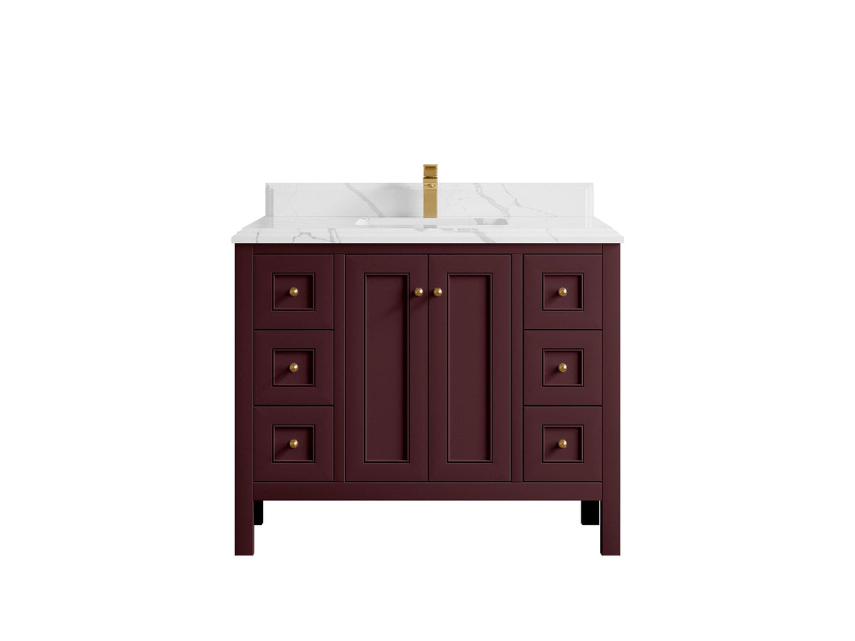 Nashville 42 in. W x 22 in. D Single Sink Bathroom Vanity - Willow Bath and Vanity