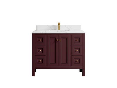 Nashville 42 in. W x 22 in. D Single Sink Bathroom Vanity - Willow Bath and Vanity
