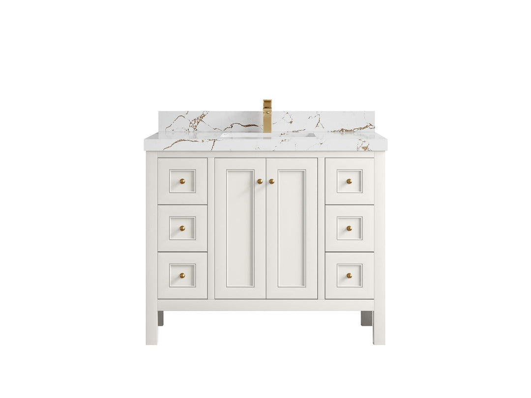Nashville 42 in. W x 22 in. D Single Sink Bathroom Vanity - Willow Bath and Vanity