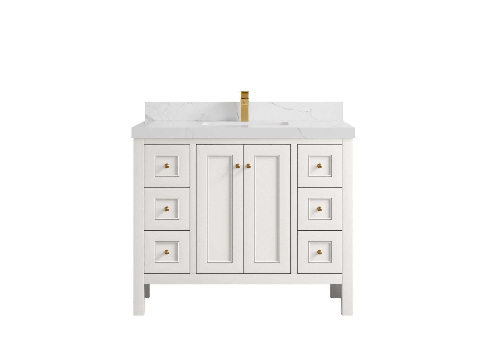 Nashville 42 in. W x 22 in. D Single Sink Bathroom Vanity - Willow Bath and Vanity