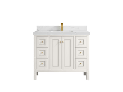 Nashville 42 in. W x 22 in. D Single Sink Bathroom Vanity - Willow Bath and Vanity