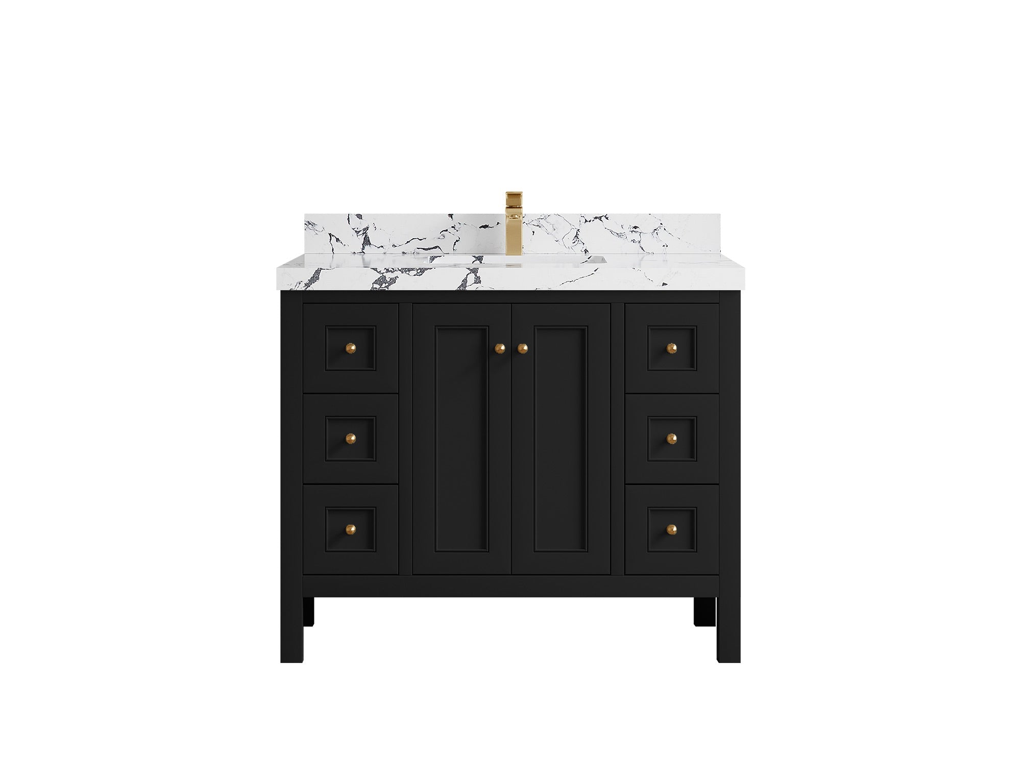Nashville 42 in. W x 22 in. D Single Sink Bathroom Vanity - Willow Bath and Vanity