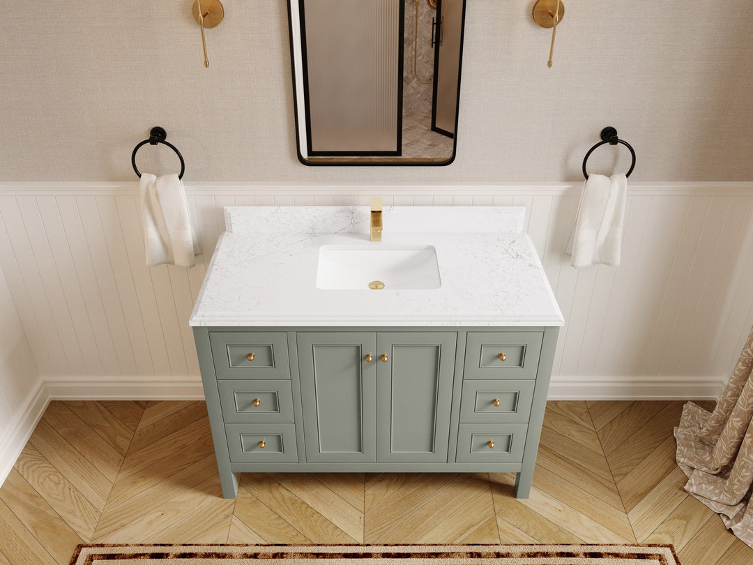 Nashville 48 in. W x 22 in. D Single Sink Bathroom Vanity - Willow Bath and Vanity