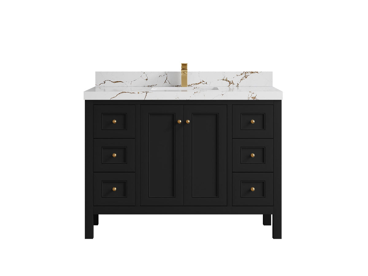 Nashville 48 in. W x 22 in. D Single Sink Bathroom Vanity - Willow Bath and Vanity