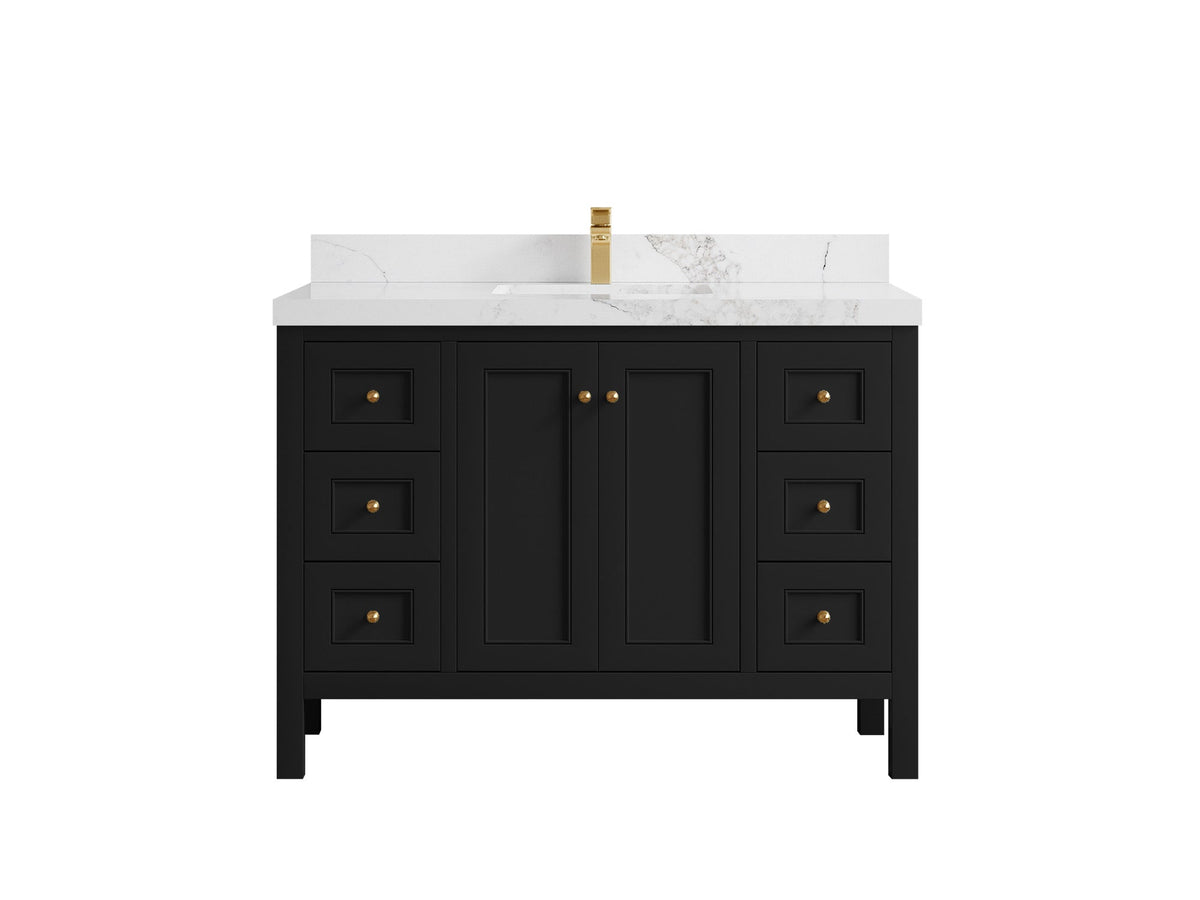 Nashville 48 in. W x 22 in. D Single Sink Bathroom Vanity - Willow Bath and Vanity