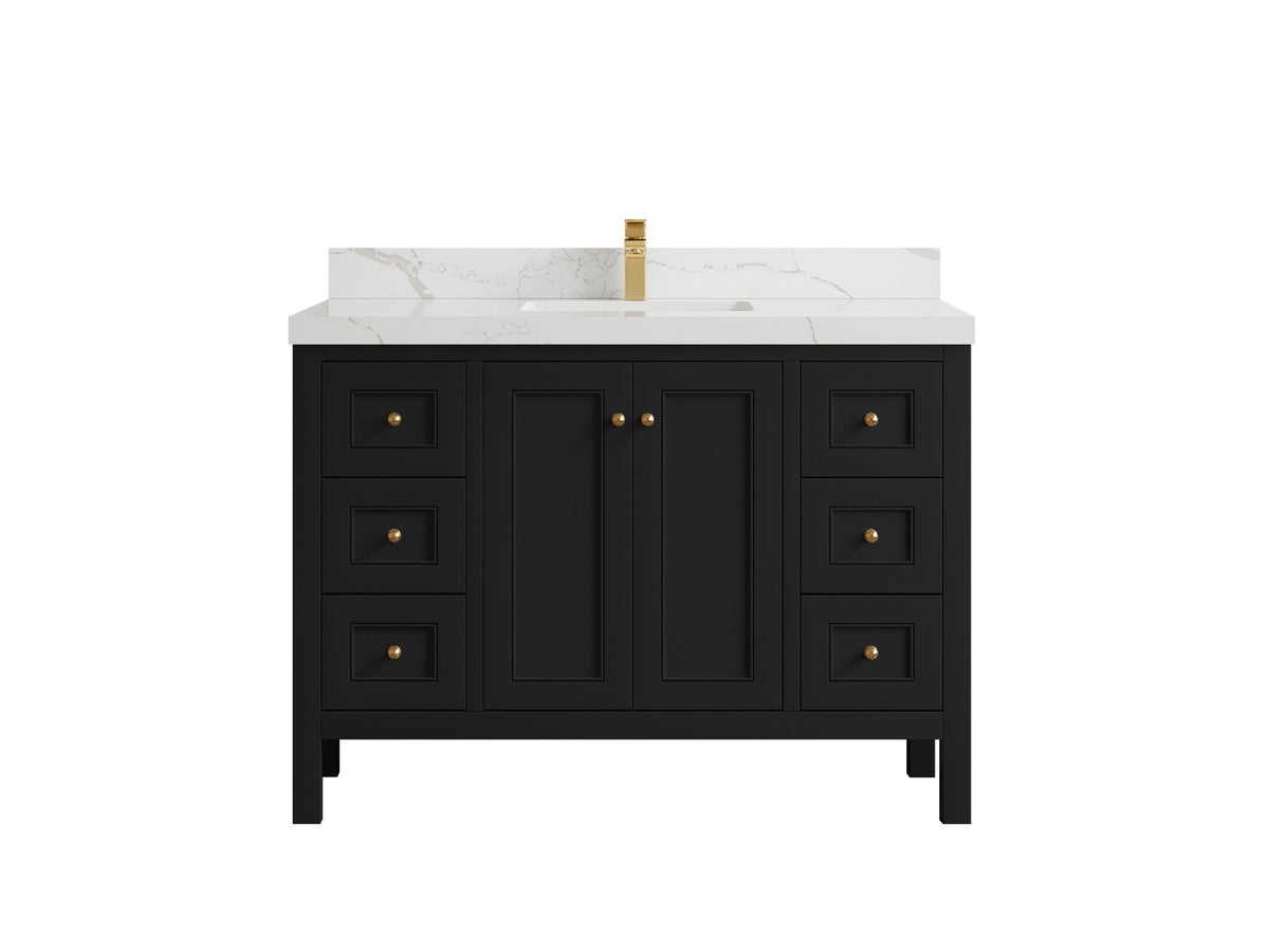 Nashville 48 in. W x 22 in. D Single Sink Bathroom Vanity - Willow Bath and Vanity