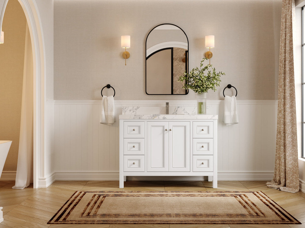 Nashville 48 in. W x 22 in. D Single Sink Bathroom Vanity - Willow Bath and Vanity