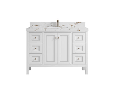 Nashville 48 in. W x 22 in. D Single Sink Bathroom Vanity - Willow Bath and Vanity